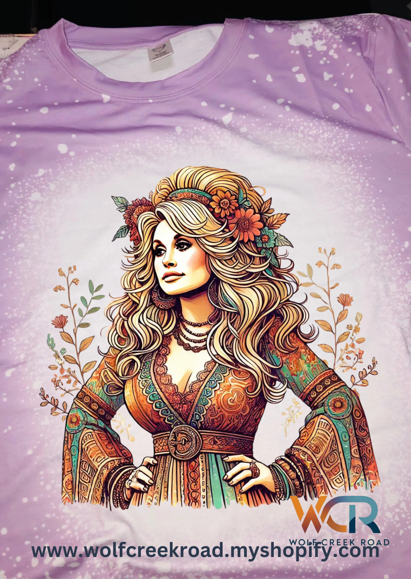 Hippie Dolly Short Sleeve Bleach Tshirt