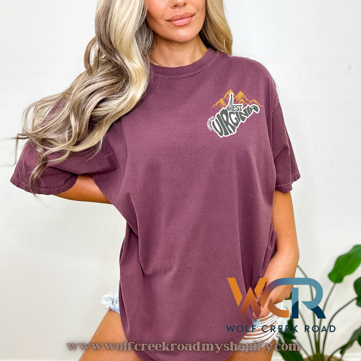 Holler Tough, River Rough, Mountain Made, Appalachian Raised Comfort Colors Short Sleeve Tee