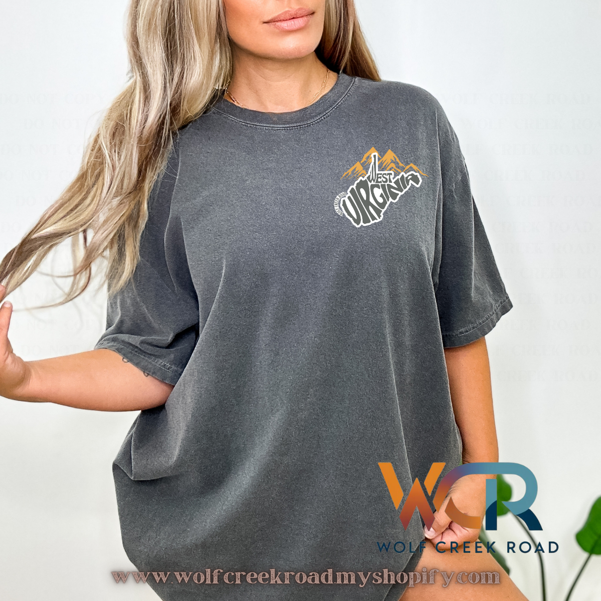 Holler Tough, River Rough, Mountain Made, Appalachian Raised Comfort Colors Short Sleeve Tee