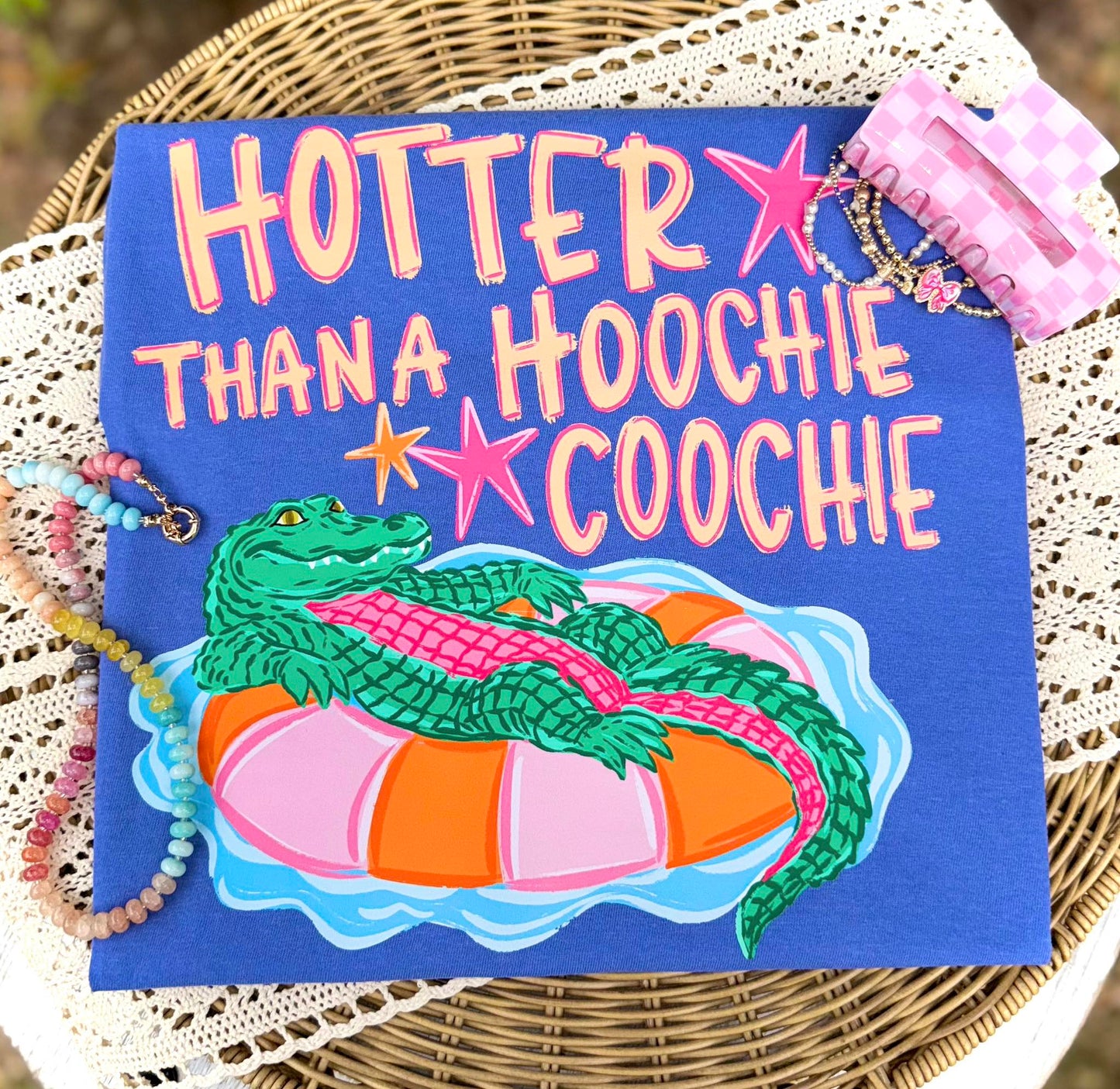 Hotter Than A Hoochie Coochie, Gator Short Sleeve T