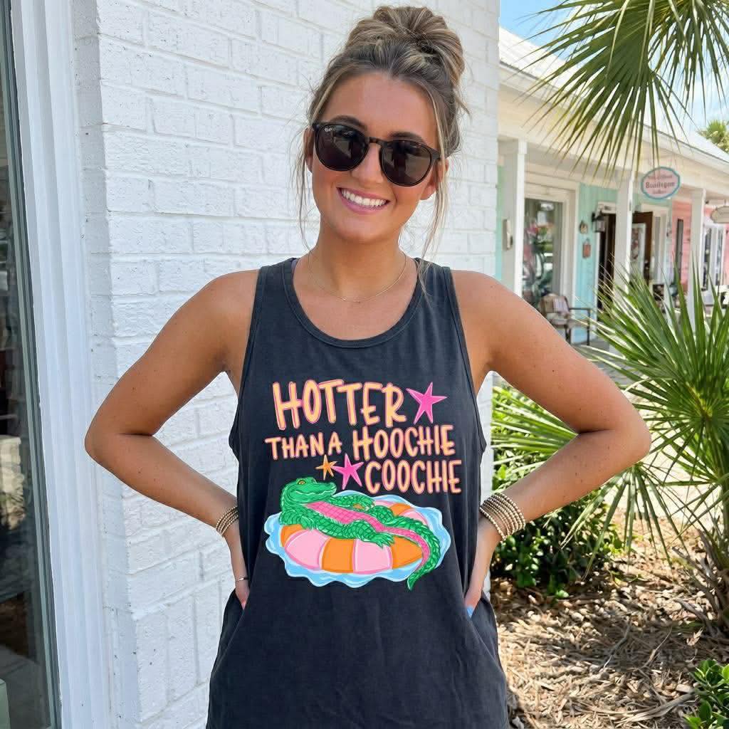 Hotter Than A Hoochie Coochie, Gator Short Sleeve T