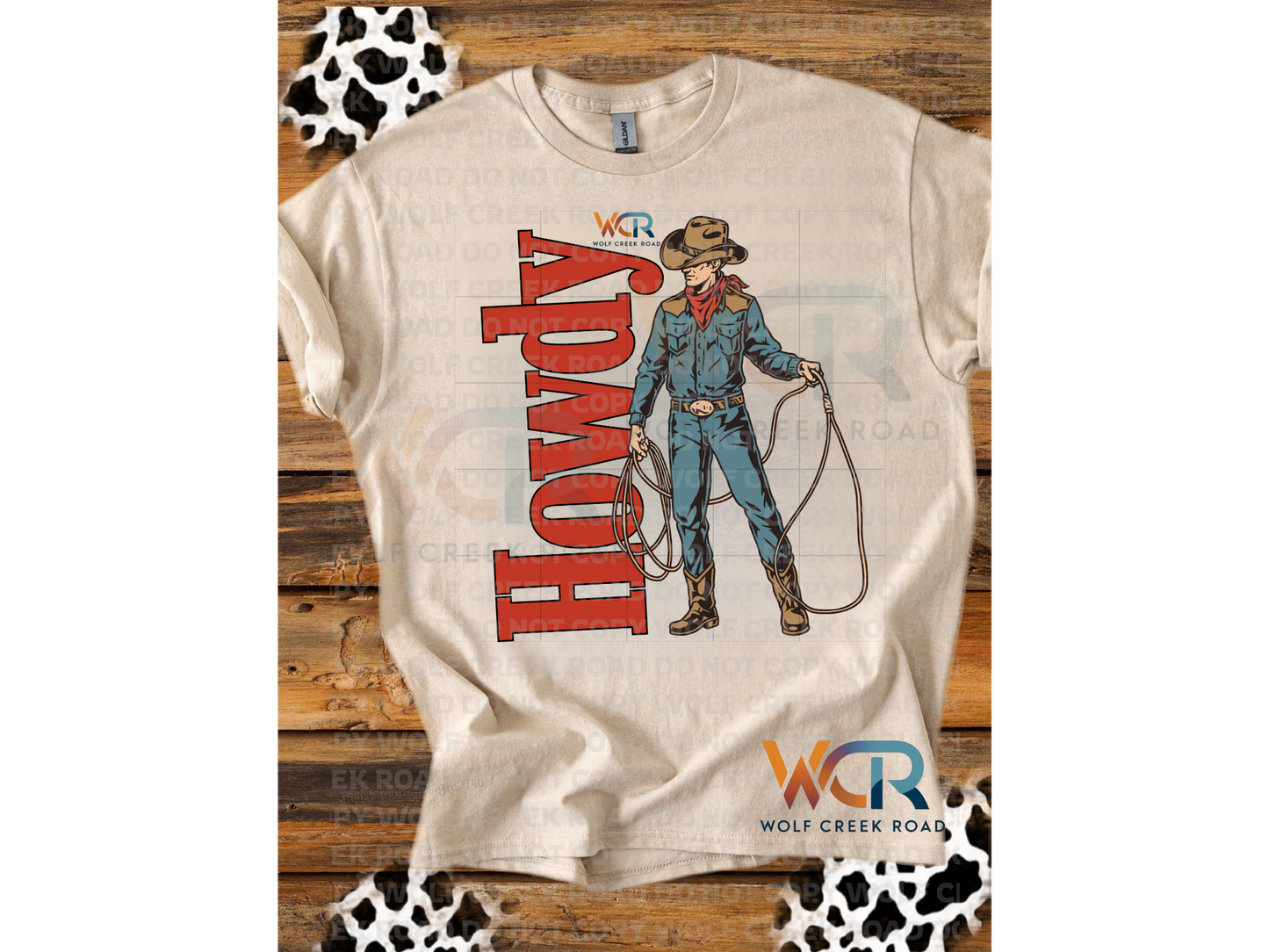 Vintage Cowboy Howdy Graphic Shirt