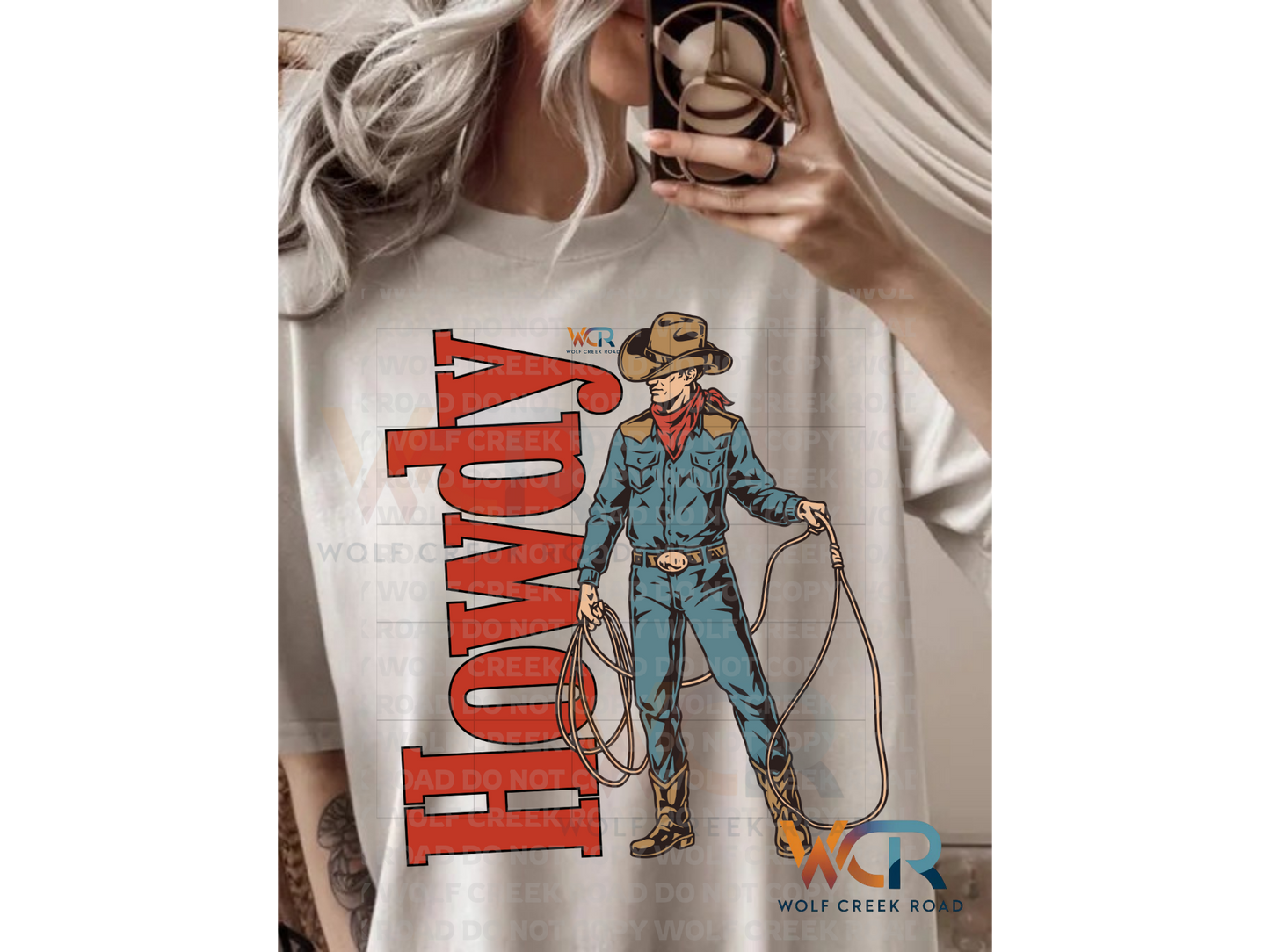 Vintage Cowboy Howdy Graphic Shirt