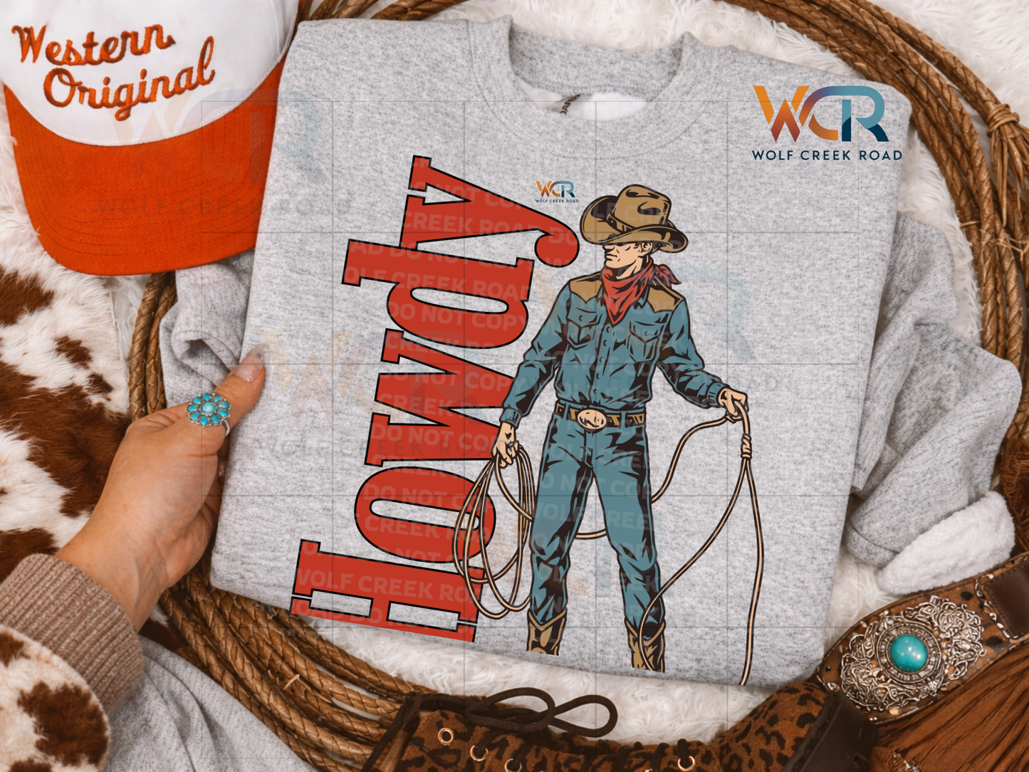 Vintage Cowboy Howdy Graphic Shirt