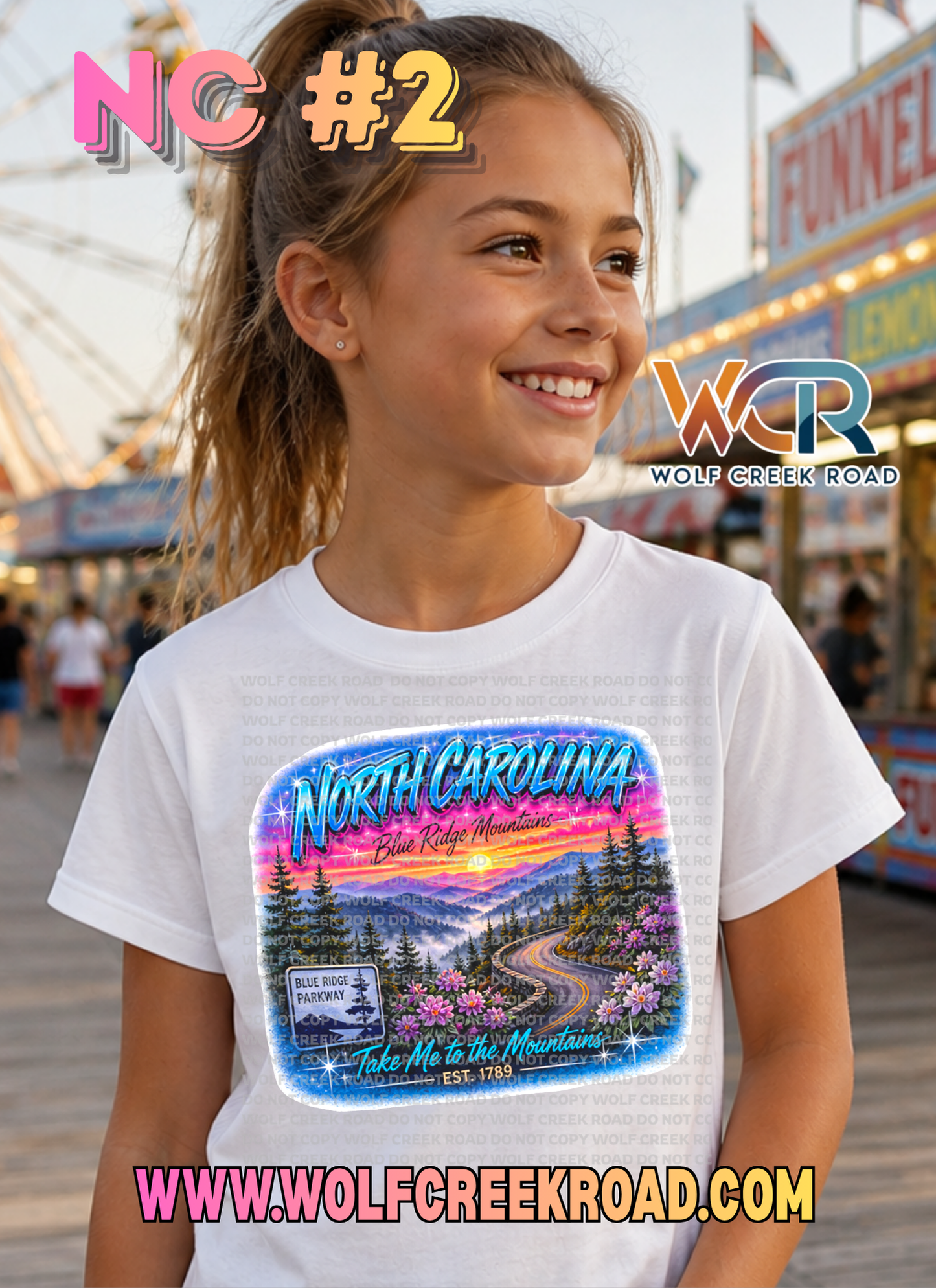Vintage Airbrush State Souvenir Tee 🌴🎡