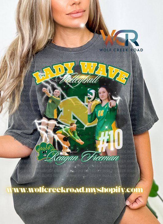 Custom VOLLEYBALL Photo Shirt - ANY TEAM ANY COLOR - COMFORT COLORS OR SOFTSTYLE (Copy) (Copy)