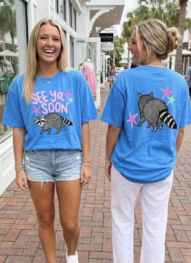 See You Soon, Racoon Short Sleeve T