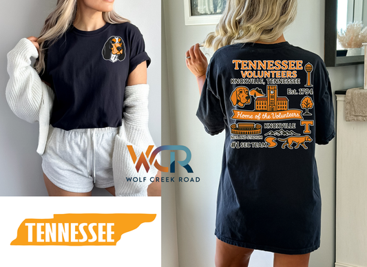 Tennessee (University of Tennessee) Campus Shirt (Smokey)