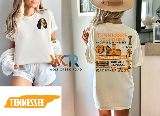 Tennessee (University of Tennessee) Campus Shirt (Smokey)