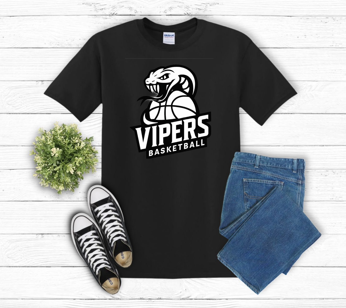Vipers Basketball Striker Short Sleeve Tshirt