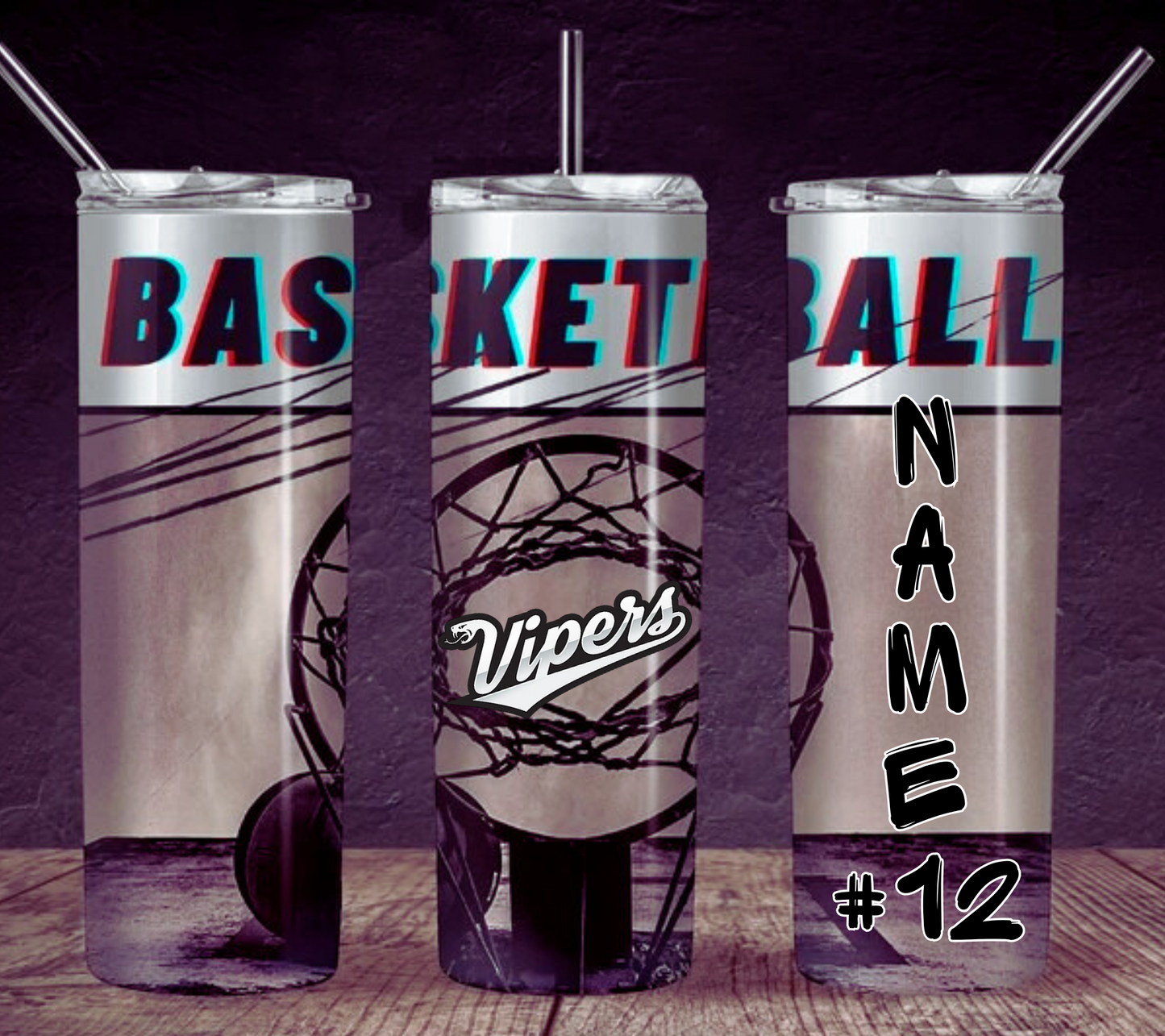 Vipers Hoops Tumbler/Water Bottle