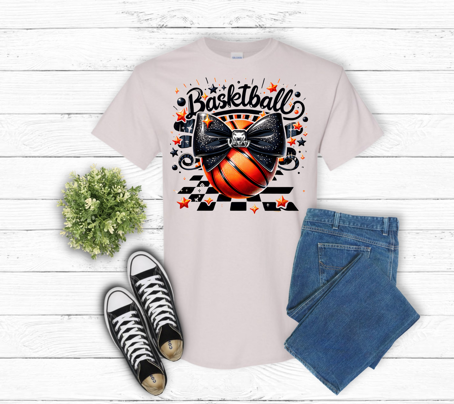 Vipers Preppy Bow Short Sleeve Tshirt