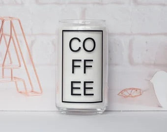 Personalized Iced Coffee/Beer Can Glass