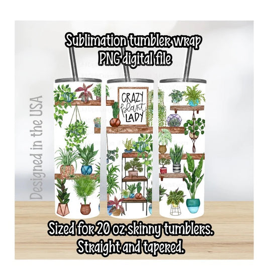 20 oz  Plant Lady Tumbler