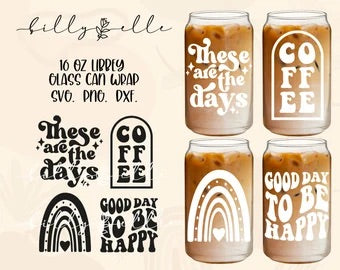 Personalized Iced Coffee/Beer Can Glass