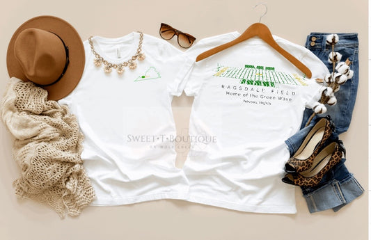 Ragsdale Field Home Of The Green Wave Short Sleeve Tee