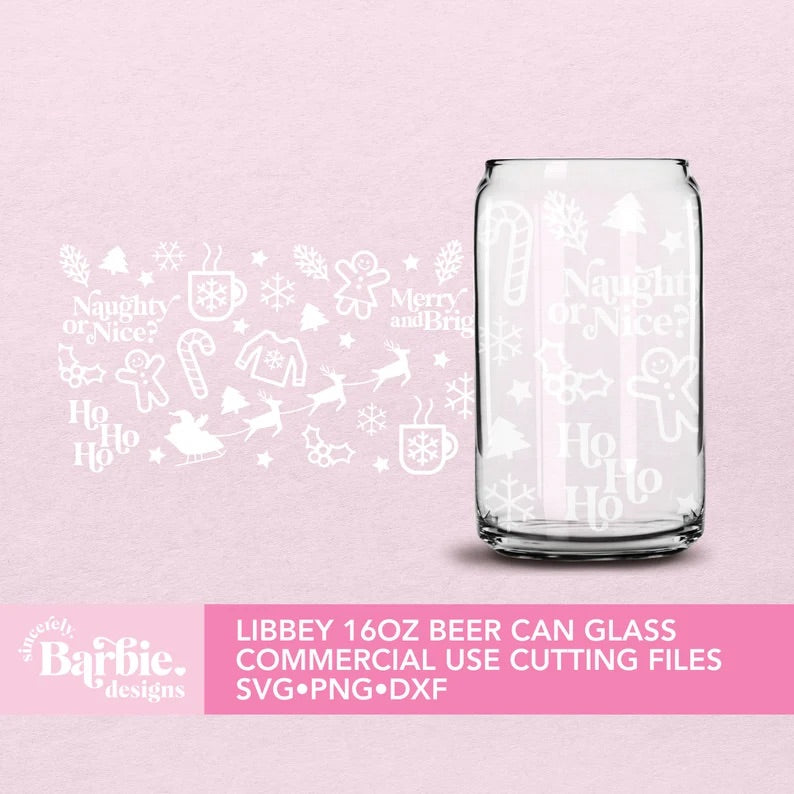 Personalized Iced Coffee/Beer Can Glass