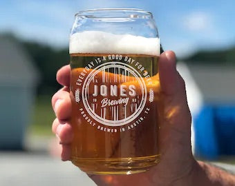 Personalized Iced Coffee/Beer Can Glass