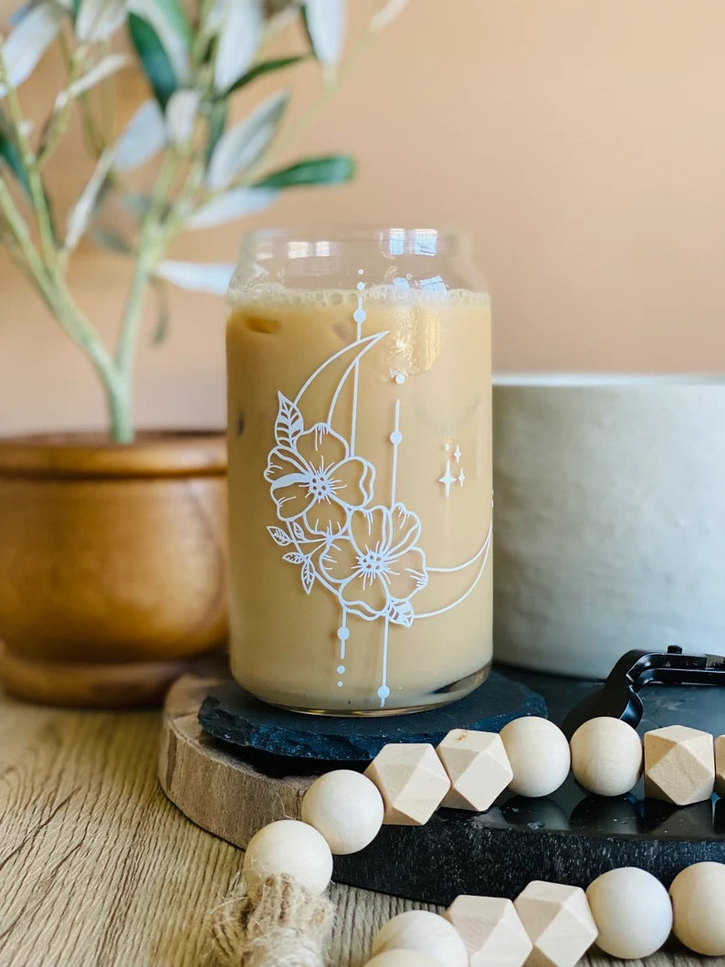 Personalized Iced Coffee/Beer Can Glass