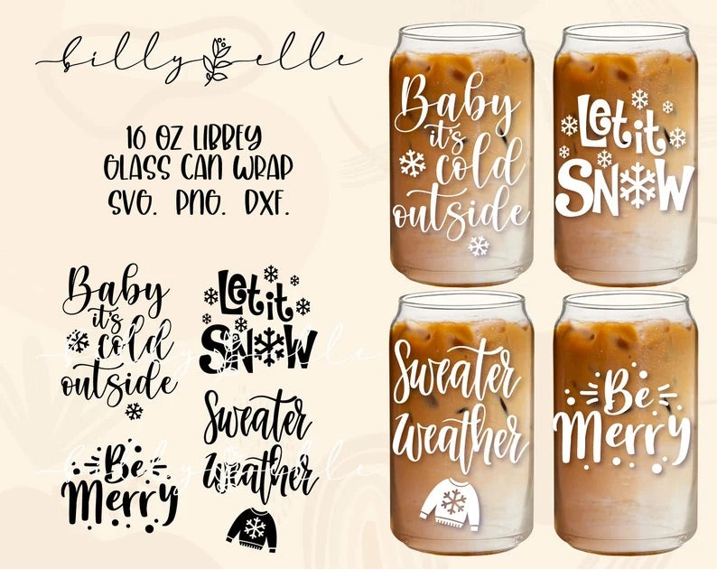 Personalized Iced Coffee/Beer Can Glass