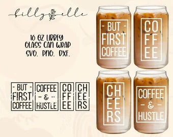 Personalized Iced Coffee/Beer Can Glass