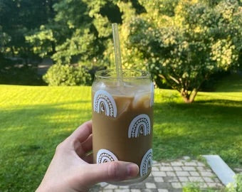 Personalized Iced Coffee/Beer Can Glass
