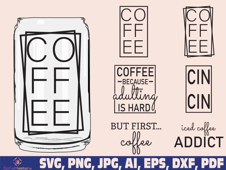 Personalized Iced Coffee/Beer Can Glass